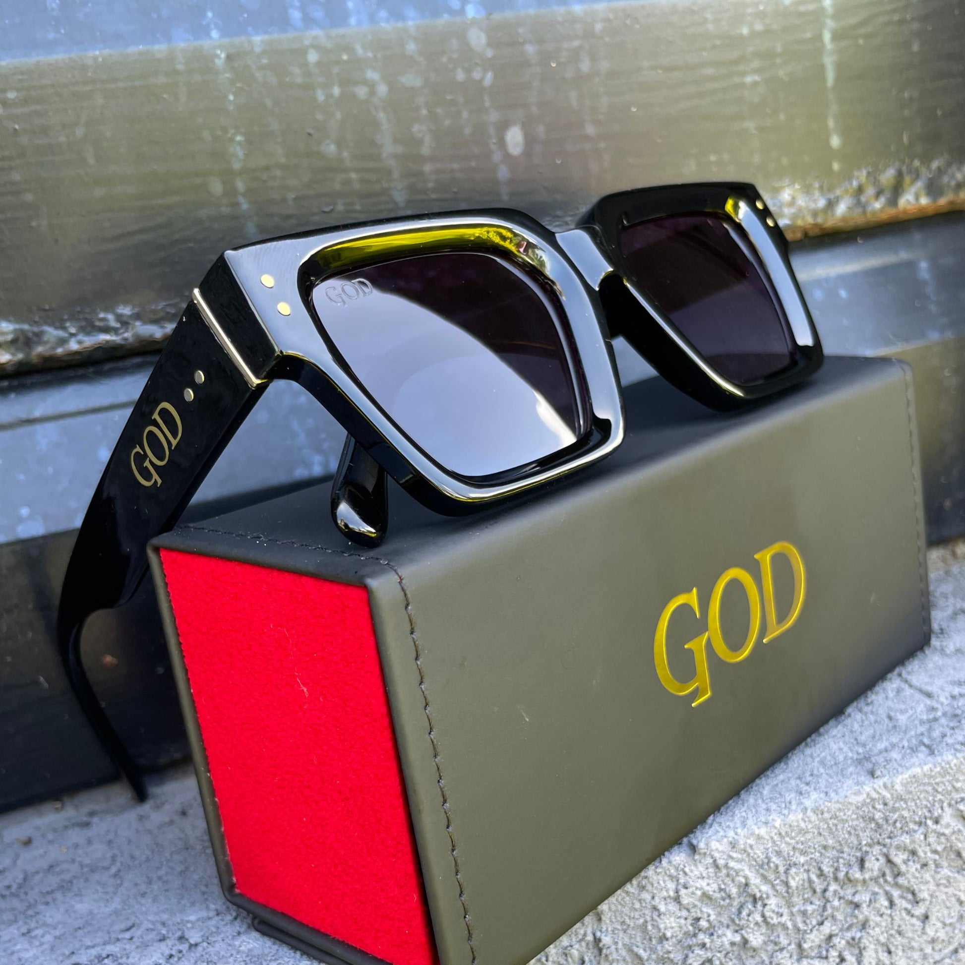 Flat-Top Square Sunglasses