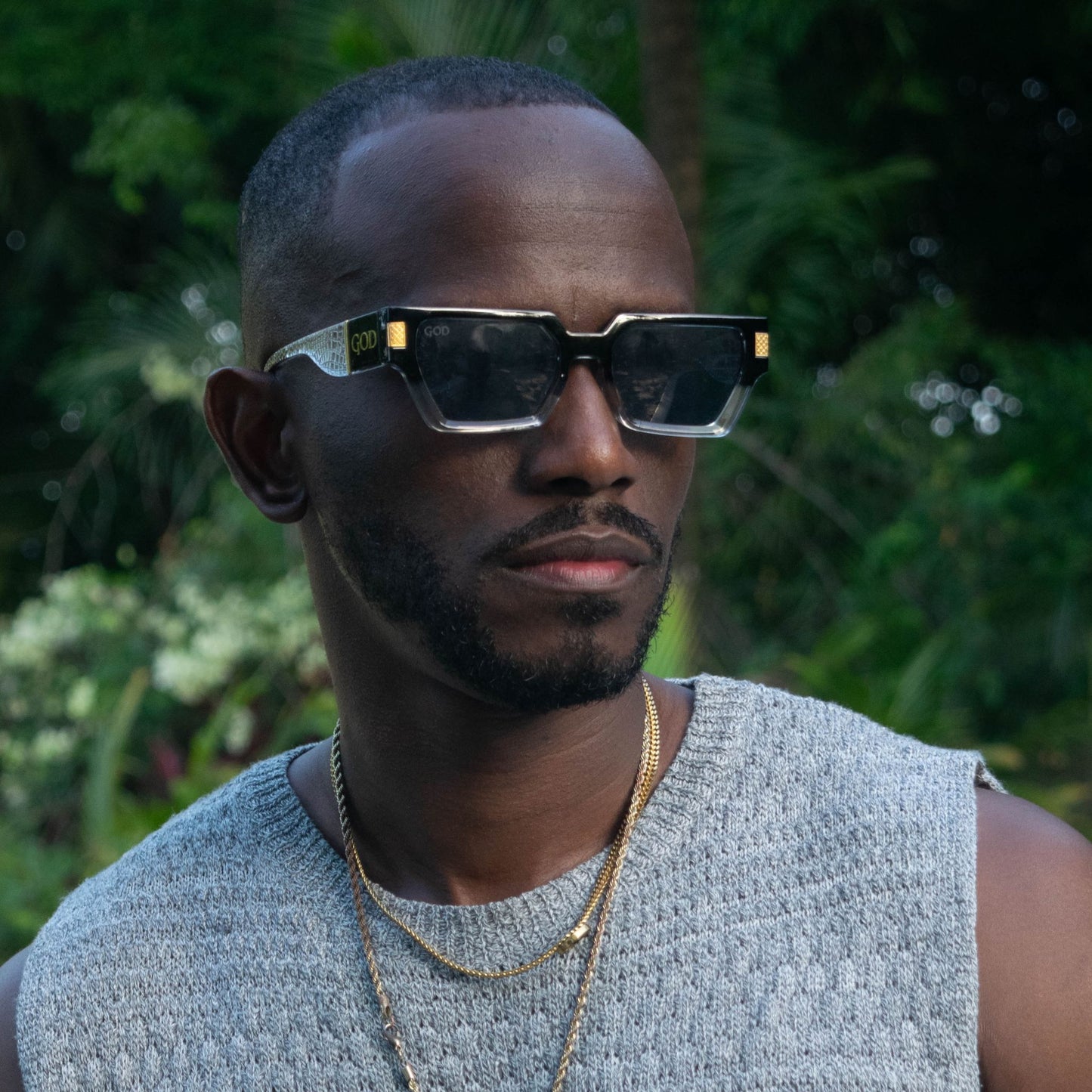 Flat-Top Rectangular Sunglasses