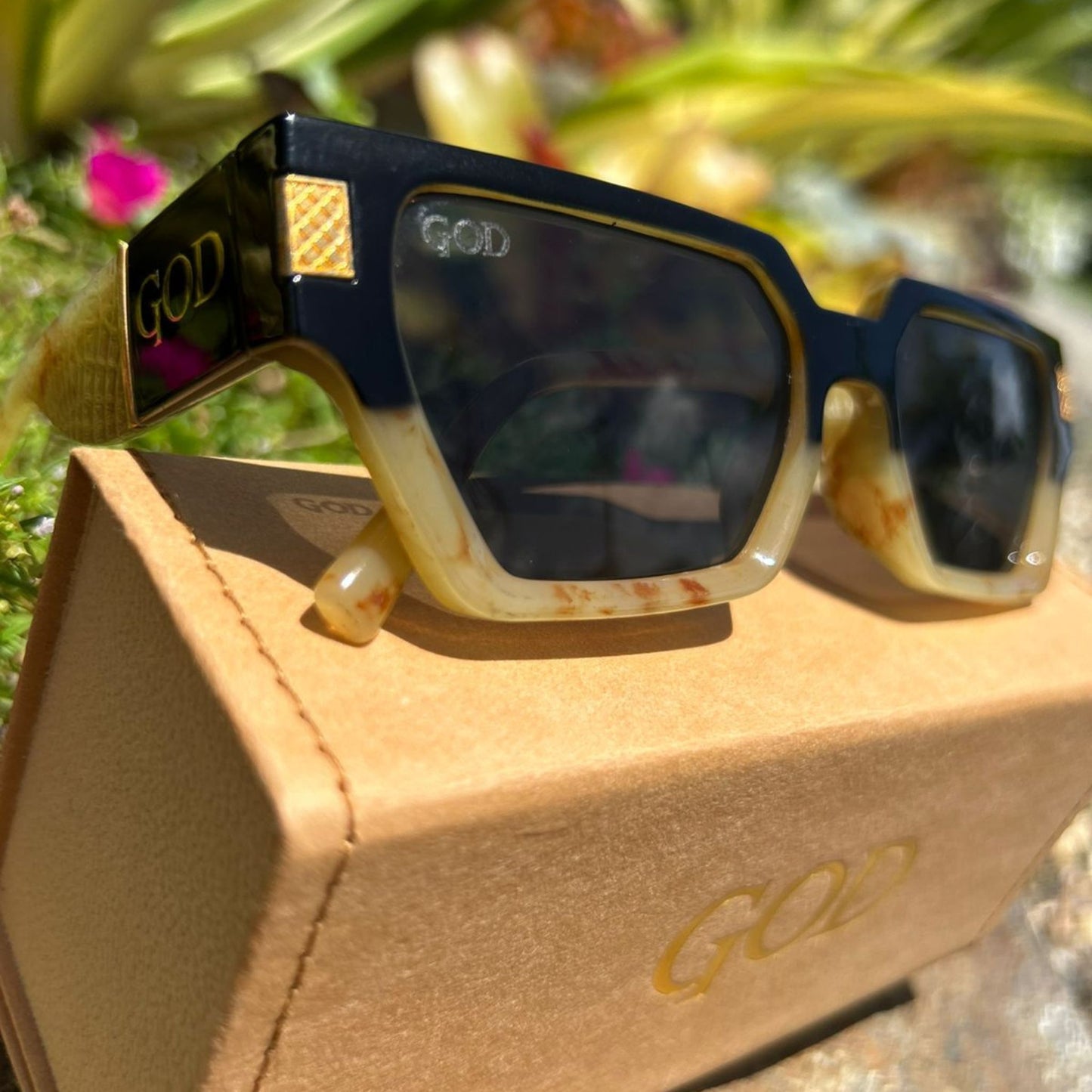  Flat Top Rectangular Sunglasses
